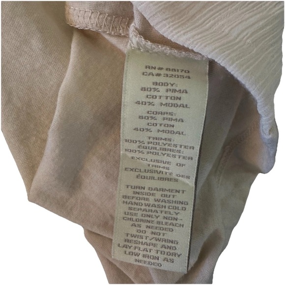 Anthropologie Deletta Womens Tiered Chiffon Blouse Cream Size S Neutral Romantic - Picture 8 of 10